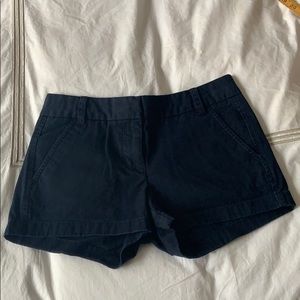 Navy Blue J crew chino shorts
